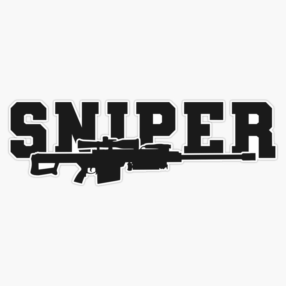 Amazon.com - LAD Studio Sniper Identity Sticker Bumper Sticker